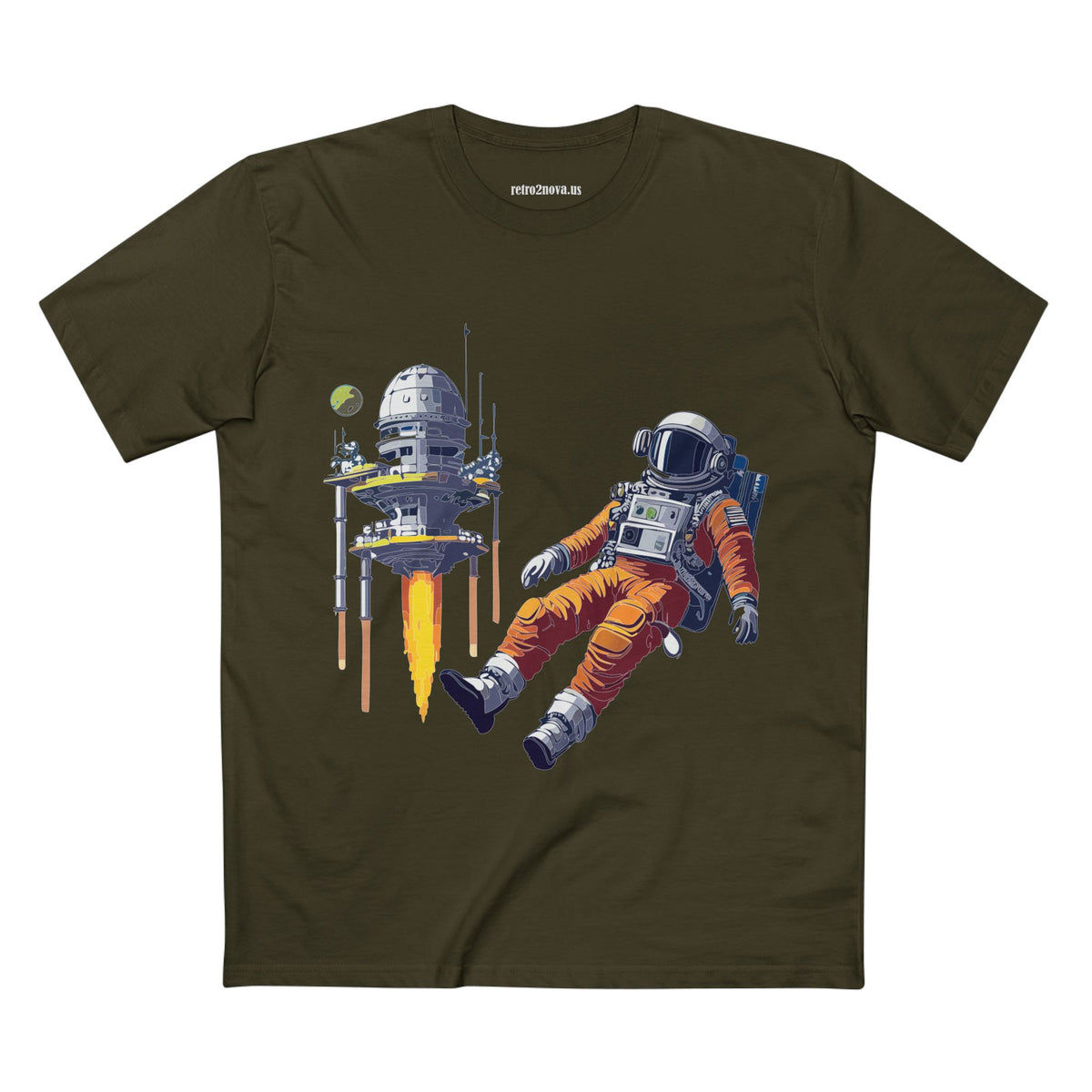 Cosmos Astronaut Graphic Tee Staple Unisex 100 Cotton Tee Shirt - CS-6