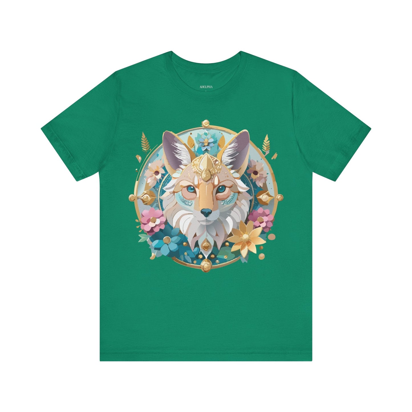 Adelpha Vintage Inspired Graphic Tee Medallion Art Unisex Short Sleeve Shirt Premium