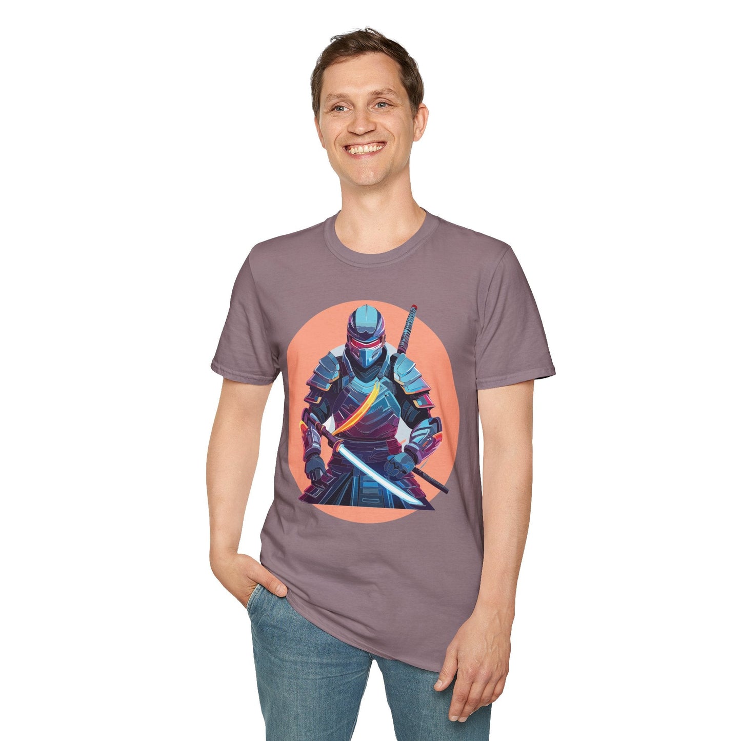 Samurai Shirt Unisex T Shirt 100 Percent Ring Spun Cotton Softstyle Tee Gildan 64000