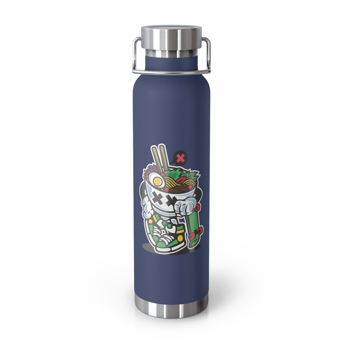 22oz Copper Insulated Water Bottle with Cartoon Design - CV108