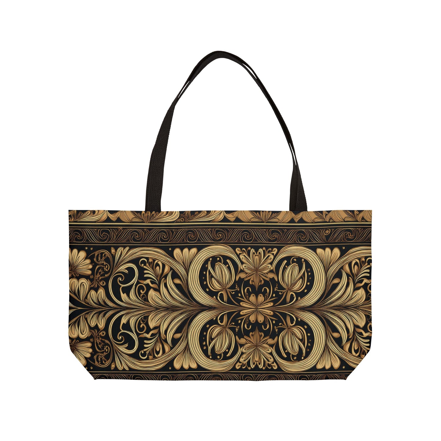 Ornament Print Big Bag High-Quality 100% Spun Poly 24x13 Canvas Art Bag OR-14