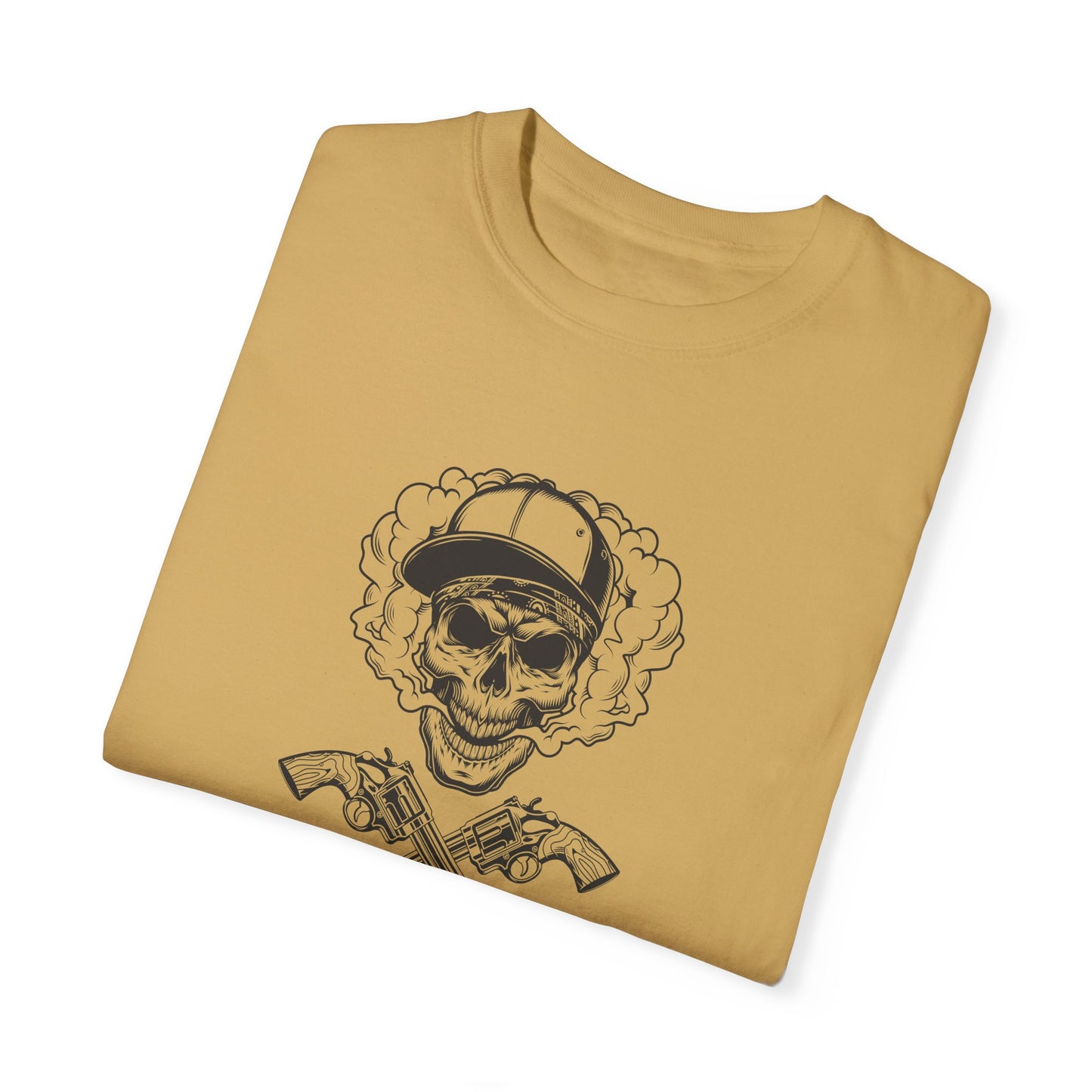 Unisex Cotton Tee Shirt with Skull