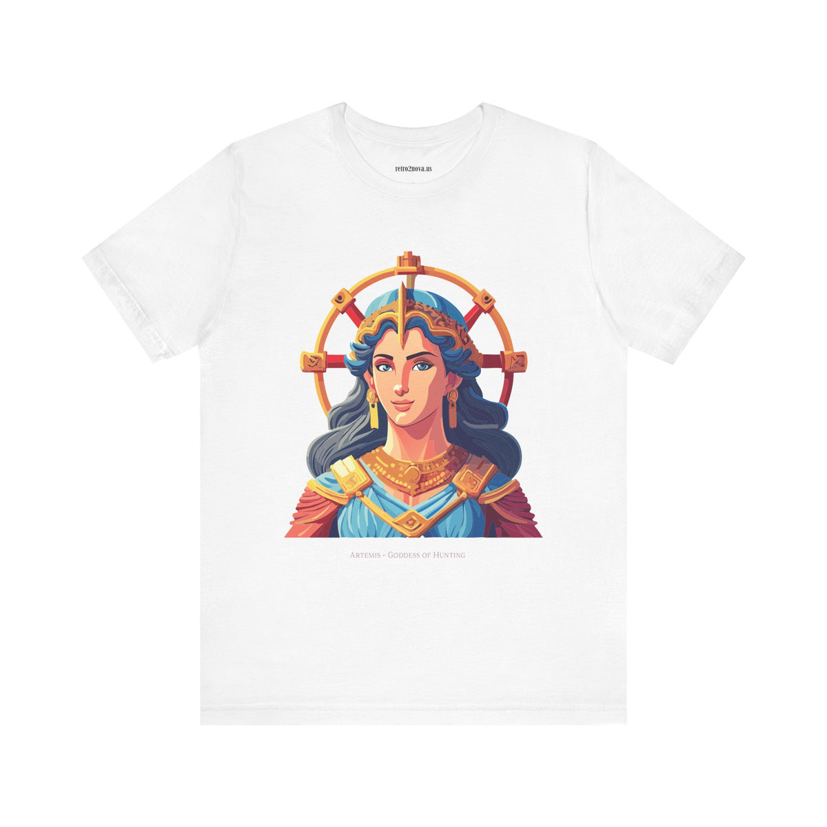 Goddess Graphic Unisex Cotton Bella+Canvas Tee with Artemis