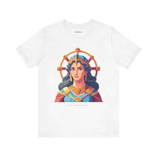 Goddess Graphic Unisex Cotton Bella+Canvas Tee with Artemis