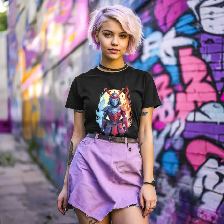 Samurai Graphic Unisex 100 Cotton Staple Tee 25
