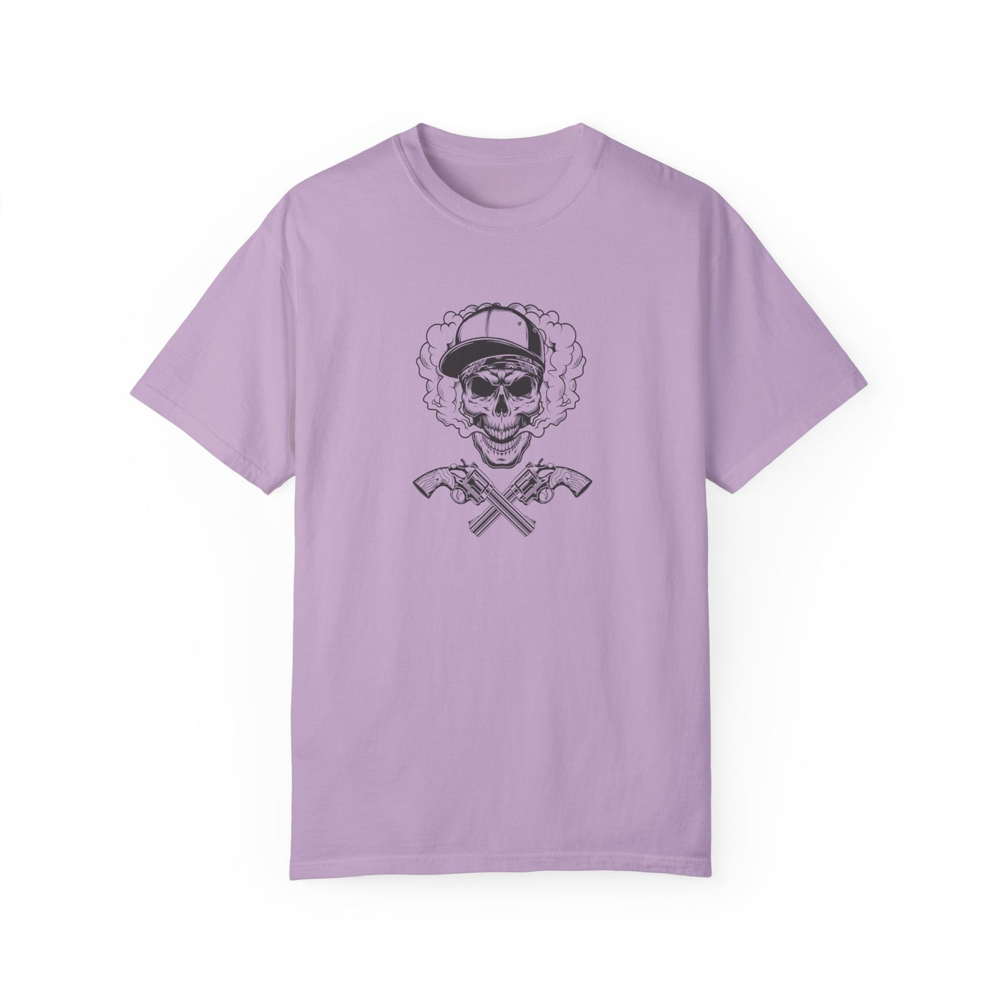 Unisex Cotton Tee Shirt with Skull