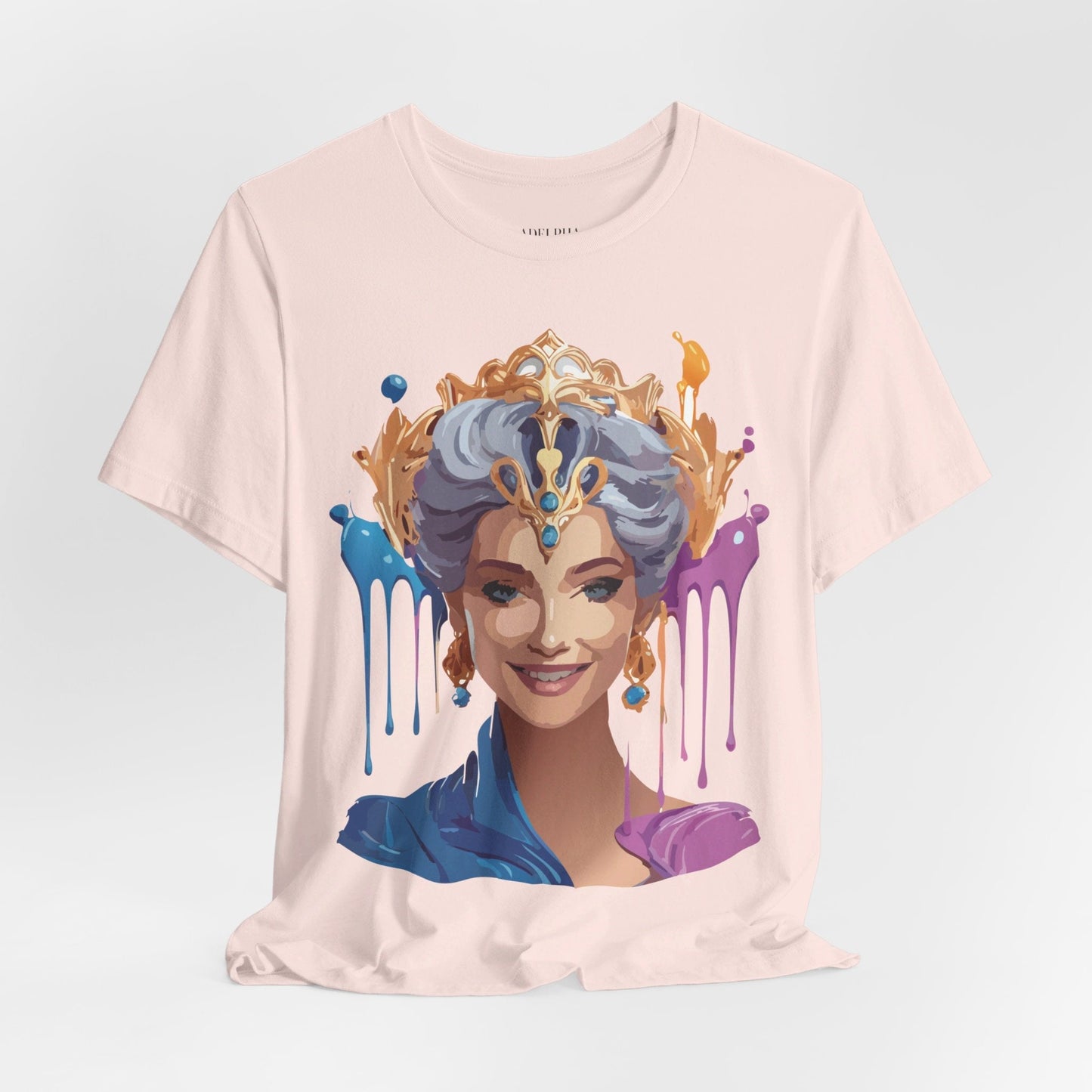 Queen Graphic Tee Unisex Jersey Short Sleeve Adelpha Art Design Vintage Inspired