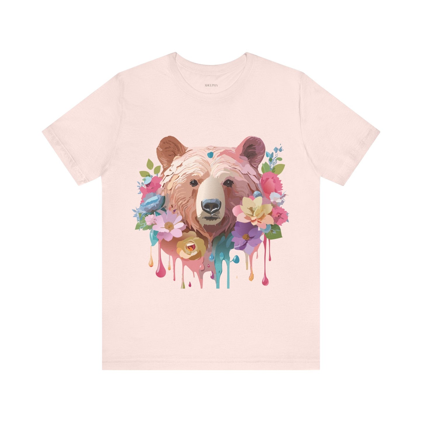 Bear Shirt Graphic Tee Unisex Jersey Short Sleeve Vintage Inspired Adelpha