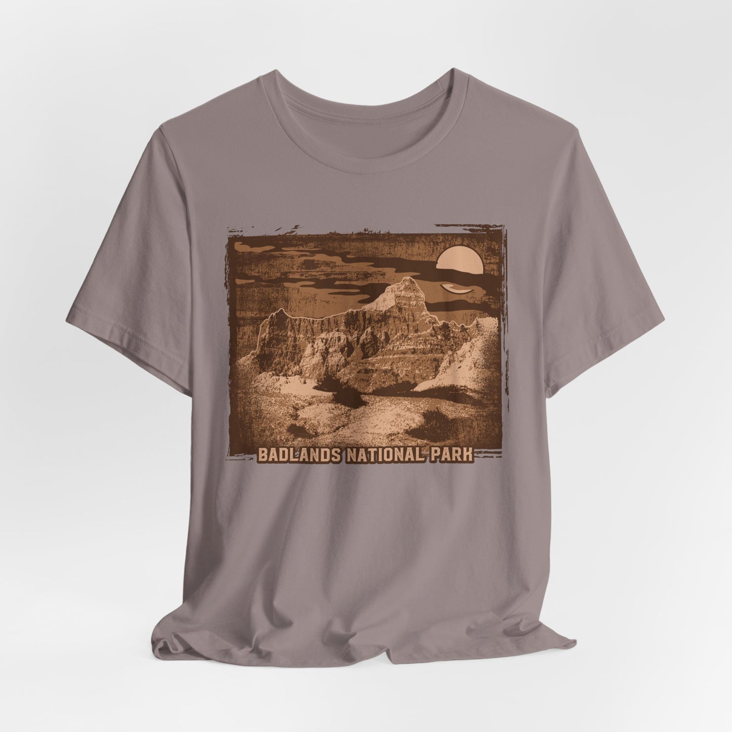 Badlands Retro Poster Graphic Design Tee, Badlands Shirt, Vintage Tees, Art Design T-Shirt, Graphic Tee, Retro Art Shirts