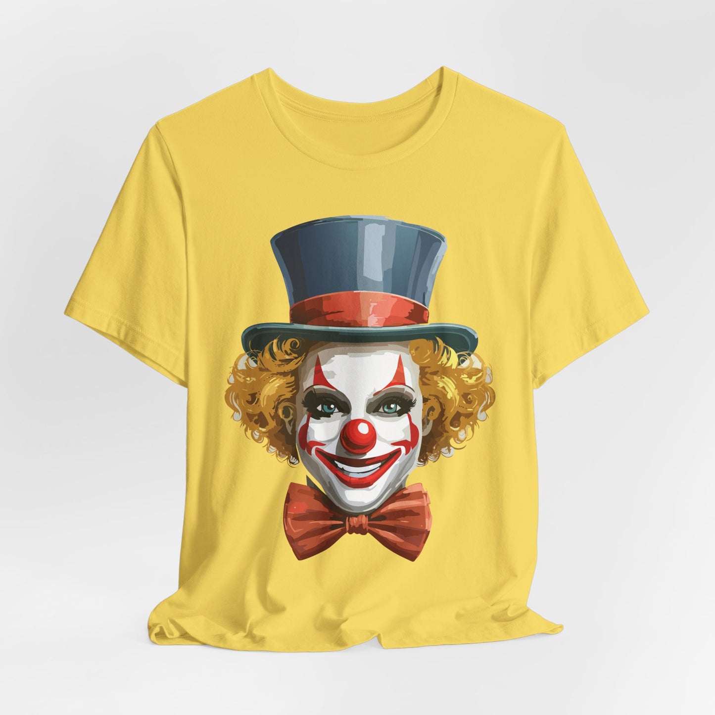 Clown Shirt, Funny Shirt, T-Shirt with Clown, Funny Art Design Tee, Circus Tees, Circus T-Shirt, Unisex Humor Wear 11
