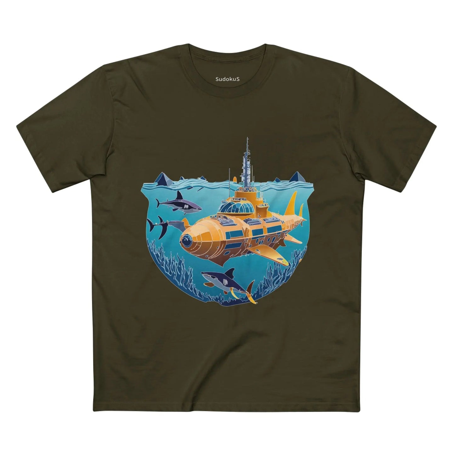 Ocean Coast Graphic Unisex 100 Cotton Staple Tee 16