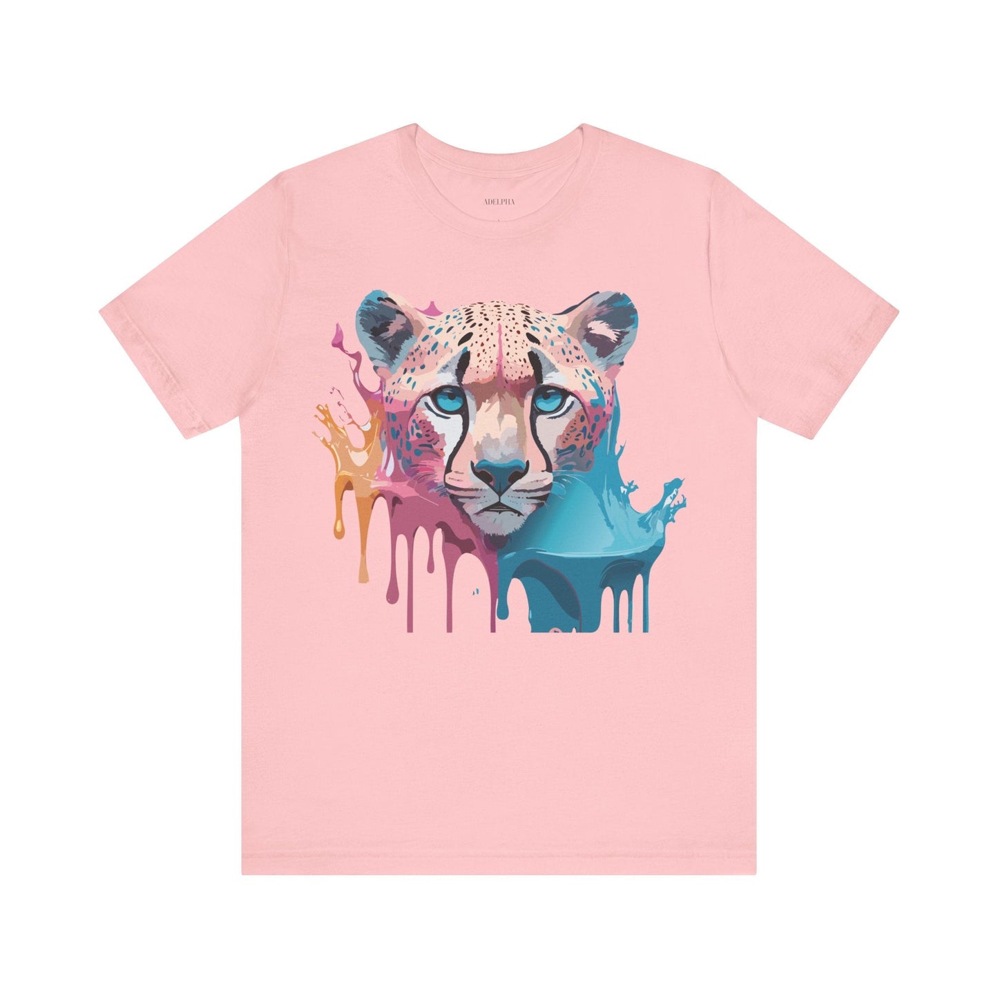 Cheetah Graphic Tee Unisex Jersey Short Sleeve Vintage Inspired Artwork Adelpha