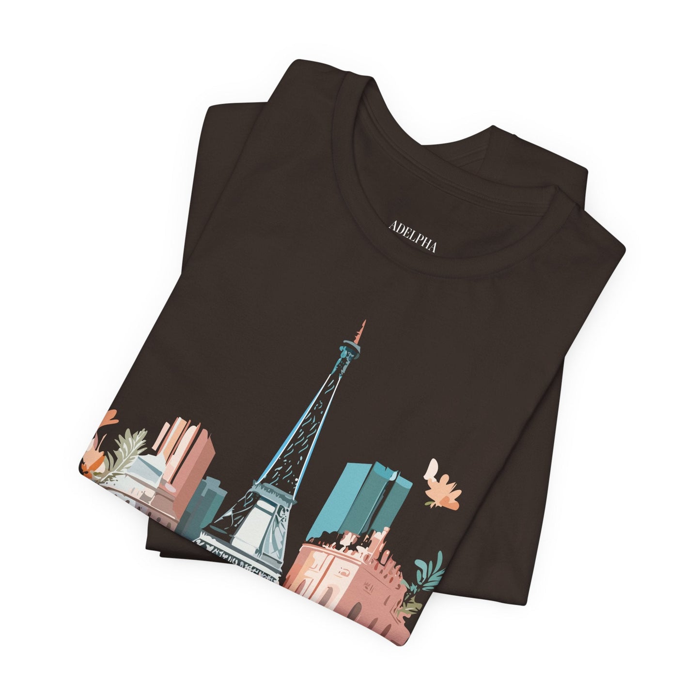 Paris Tourist Shirt Unisex Graphic Tee With Vintage Inspired Artwork By Adelpha Collection
