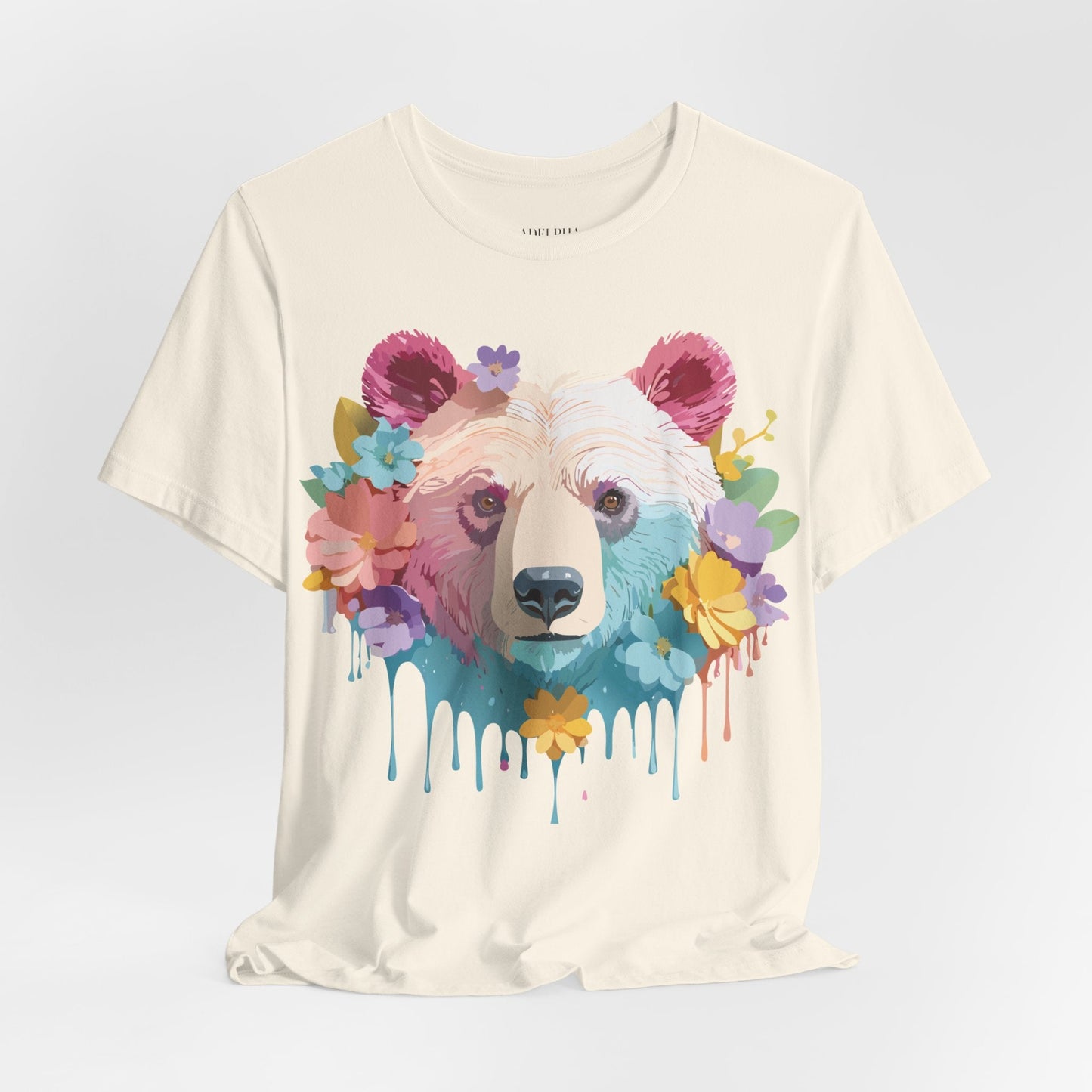 Bear Graphic Tee By Adelpha Unisex Short Sleeve Shirt Vintage Inspired Artwork