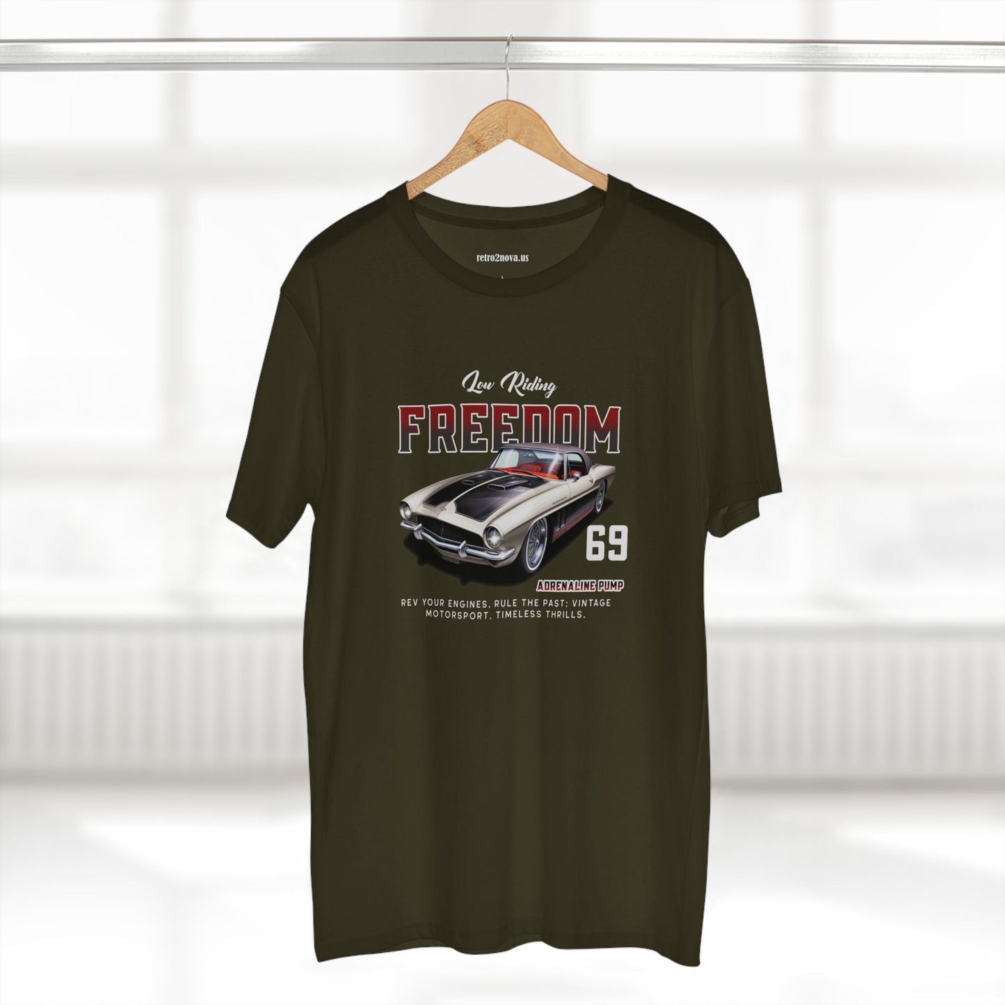 Retro Car Shirts Vintage Car Graphic Tee Unisex Premium Cotton Art Design RC8 Collection