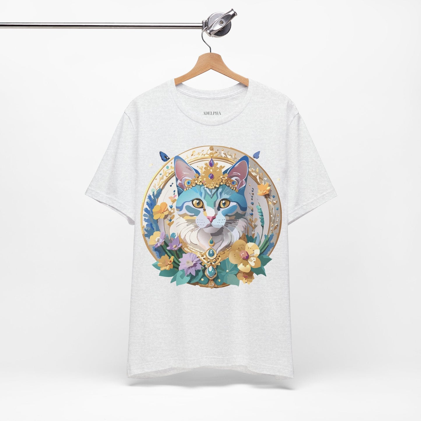 Unisex Graphic Tee With Adelpha Artwork Vintage Inspired Short Sleeve Jersey Shirt