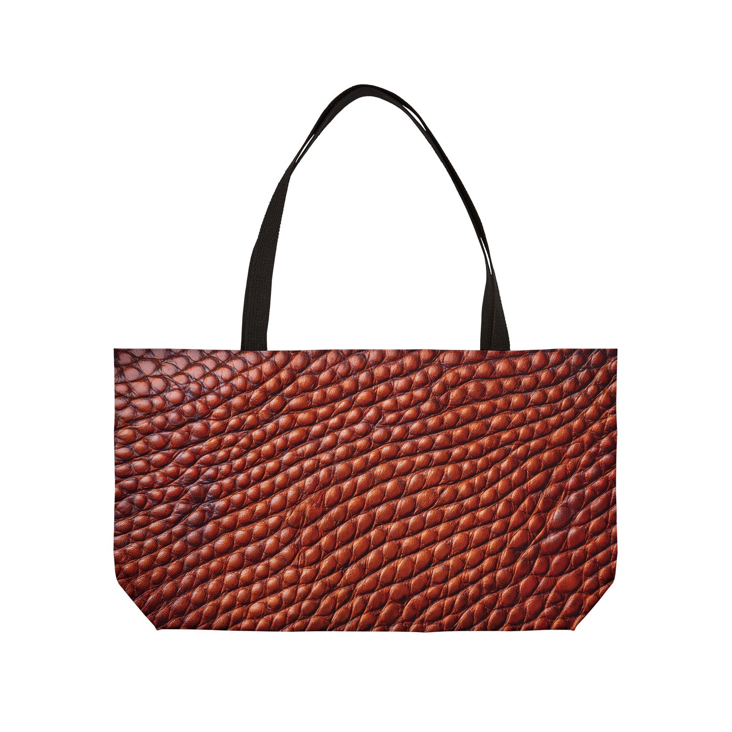 Leather Print Big Bag High-Quality 100% Spun Poly 24x13 Canvas Art Bag L-4