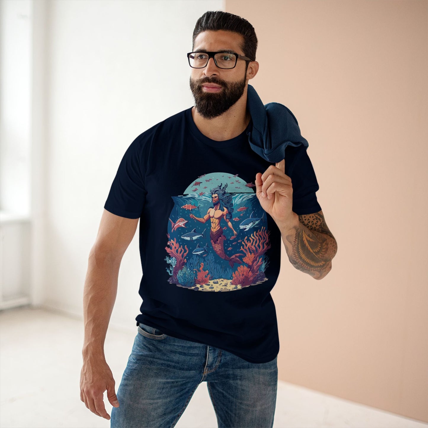 Ocean Shirt Ocean Pacific OP20 Unisex Premium Cotton Tee With Original Art Design Retro2Nova