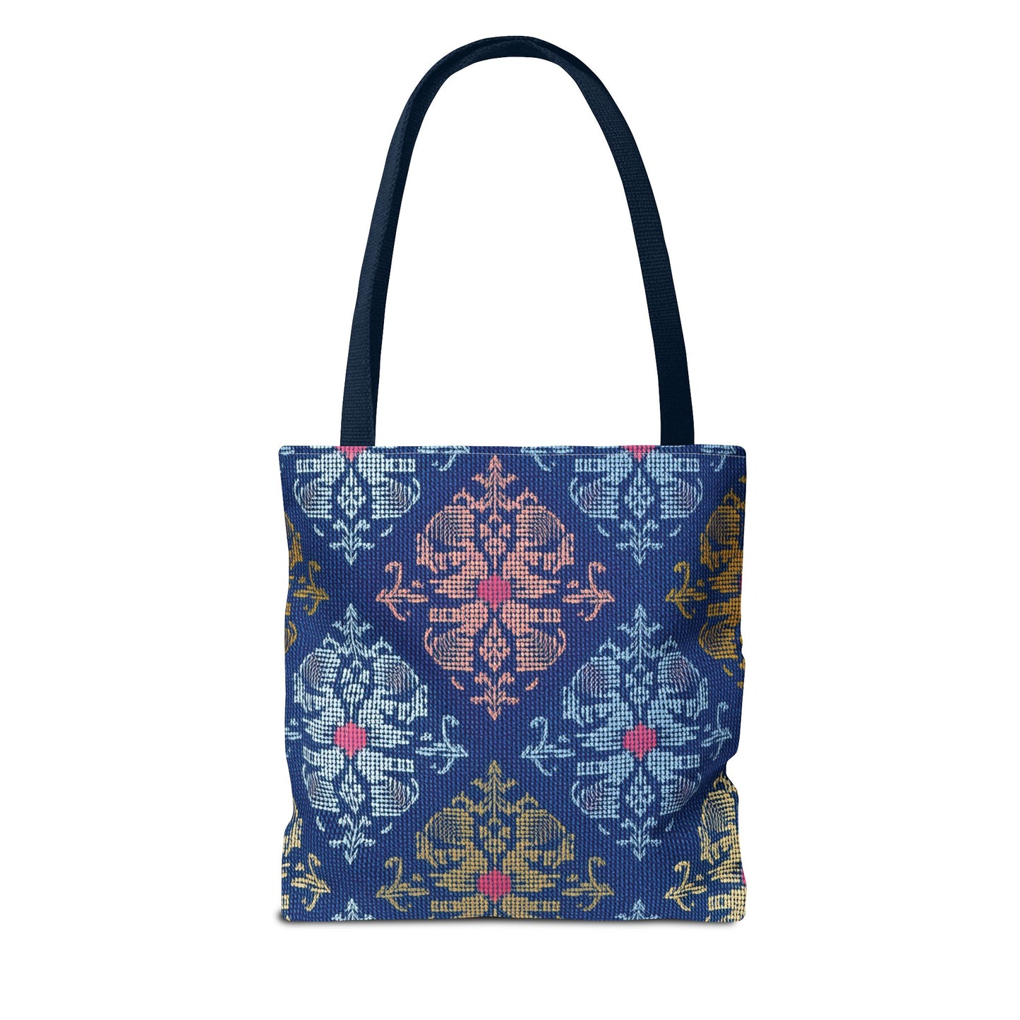 Denim Fabric Imitation Print Unisex Canvas Bag Poly Spun 3 Sizes Tote Bag 157