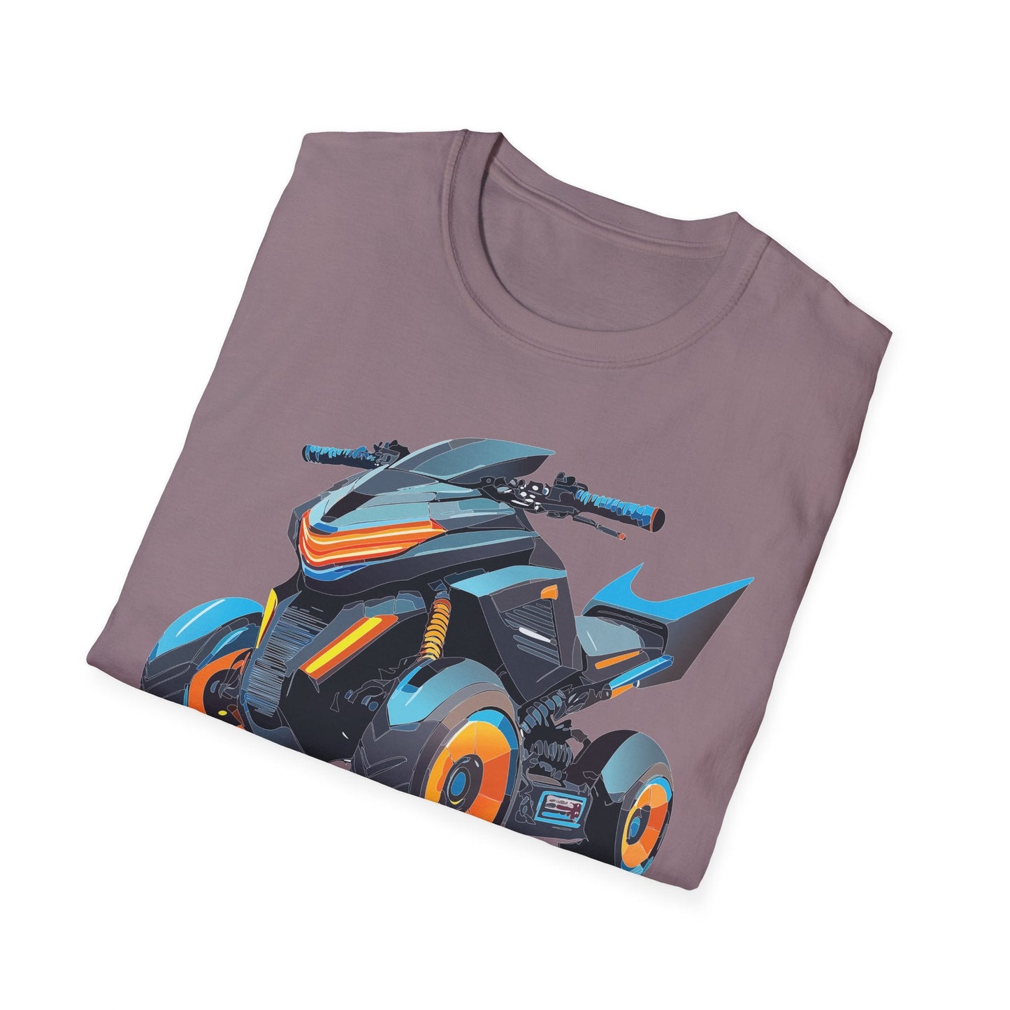 Bike Graphic Unisex Cotton Motorcycle Art Design Tee 7