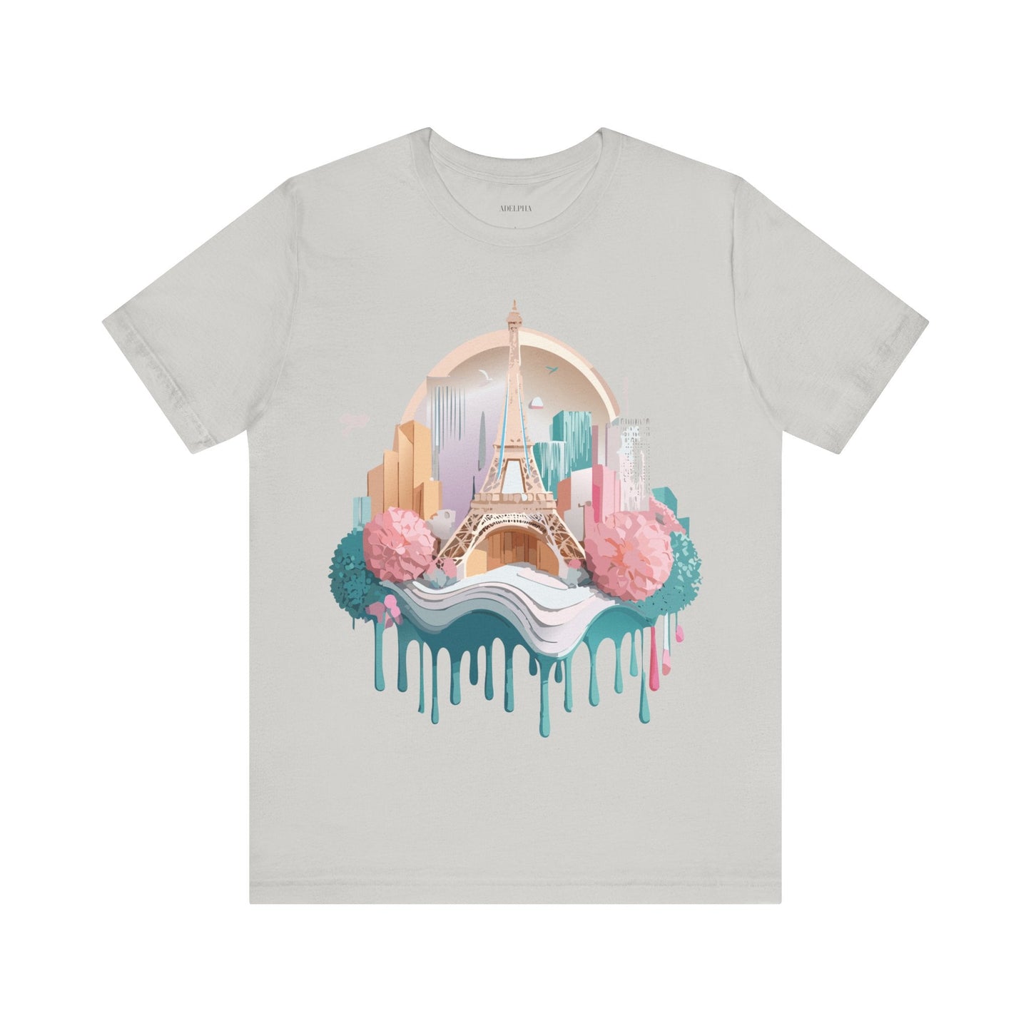 Paris Tourist Shirt Unisex Graphic Tee With Vintage Adelpha Artwork And Travel Style