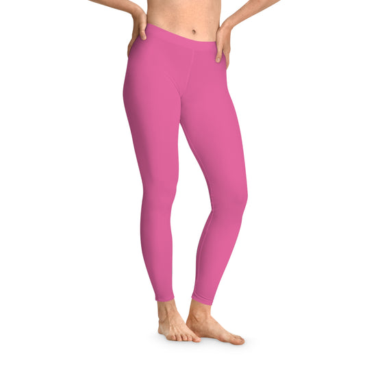 Pink Color Leggings, Pink Leggings 10