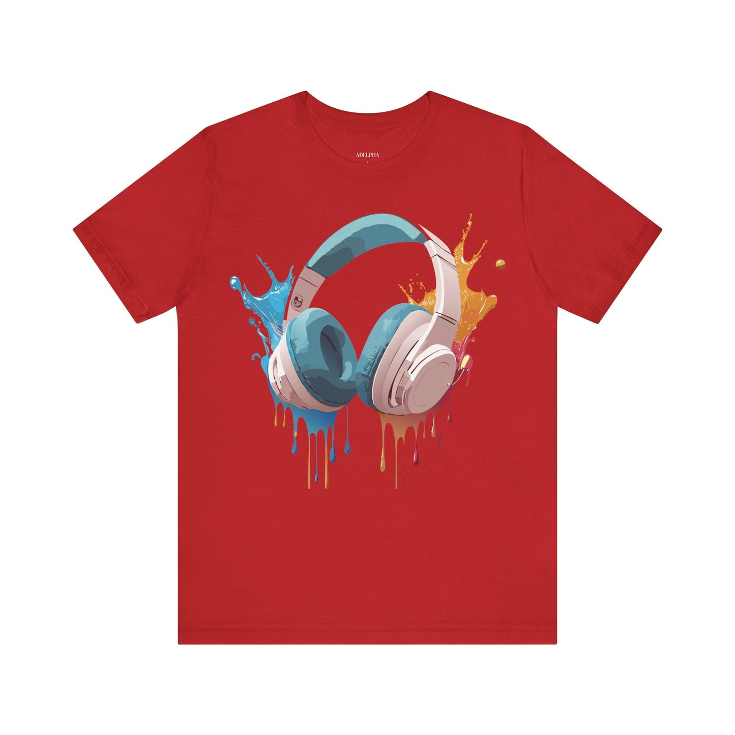 Adelpha Graphic Tee Unisex Music Artwork Vintage Inspired Jersey Short Sleeve Shirt