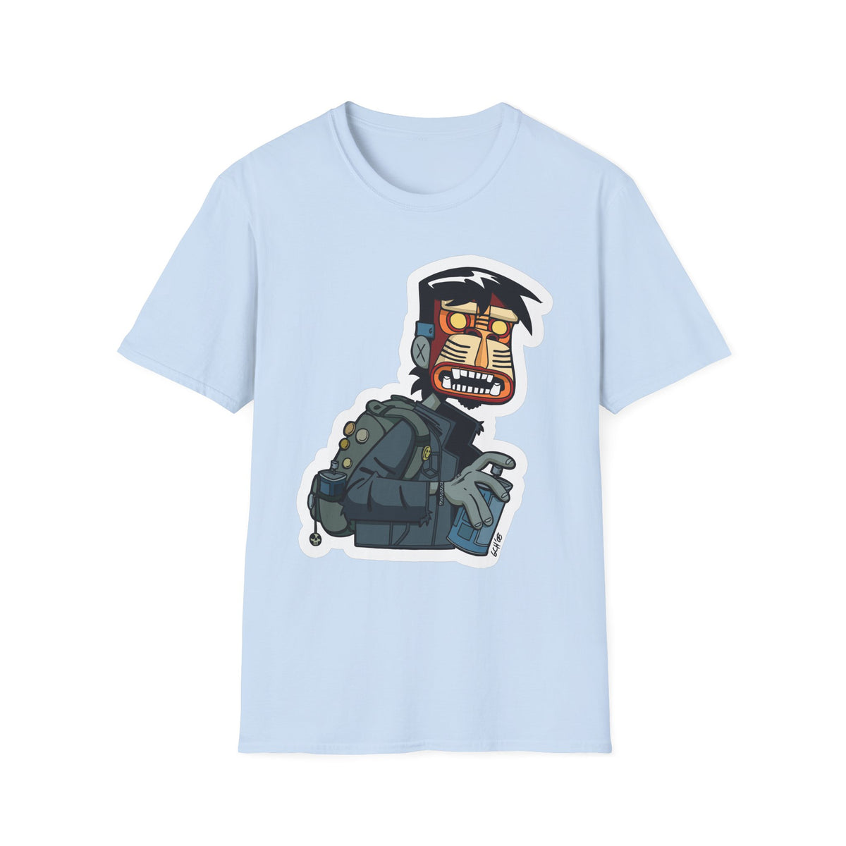 Funny Cartoon Animation Graphic Tee Gildan Unisex 100 Cotton Tee Shirt - 71