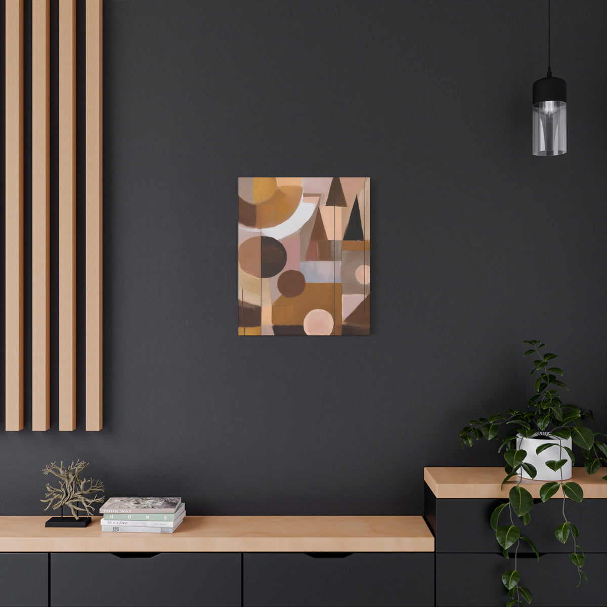 Abstract Geometric Painting Print Canvas 20x24,20x30,24x30 24x32,24x36,30x40 32x48,36x48,40x60 Pine-Wood Inner Frame ABS-51