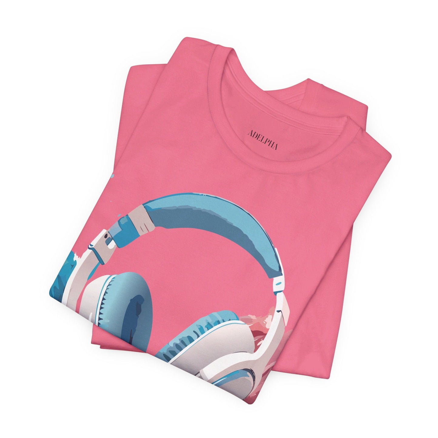 Music Graphic Unisex 100 Cotton Vintage Art with Musical Elements Tee 92