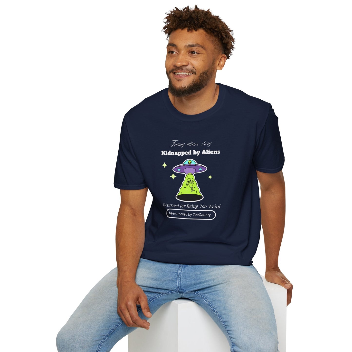 Alien Abduction Graphic Tee  Kidnapped by Aliens Funny UFO Shirt