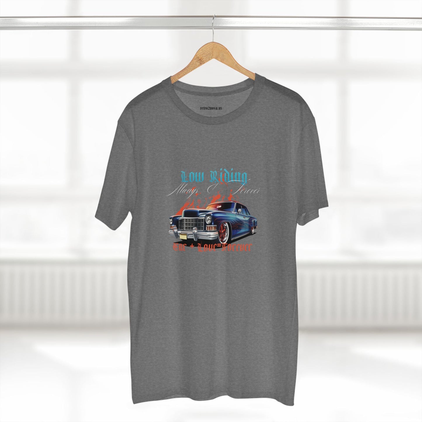 Retro Car Shirt RC28 Vintage Car Tee Unisex Premium Cotton With Original Art Design
