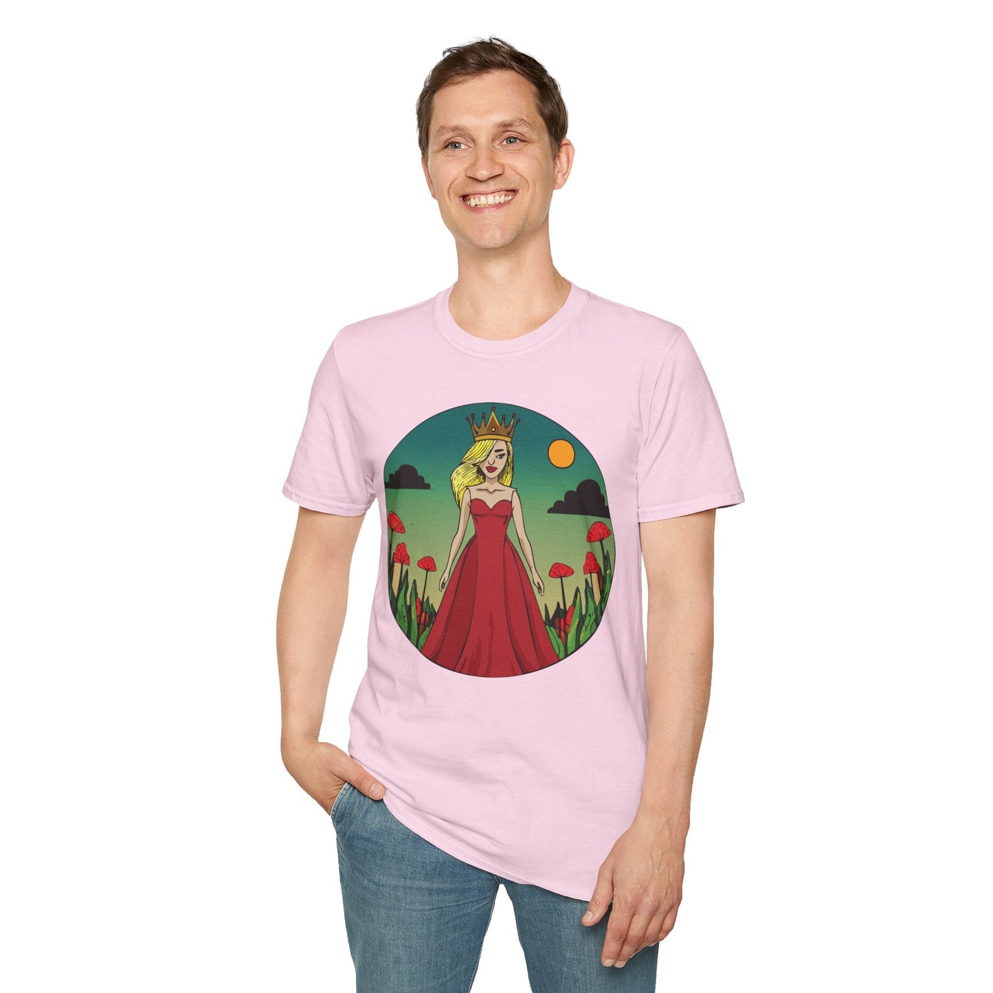 Womens Graphic T Shirt Art Design Tee Unisex Softstyle 64000 Ring Spun Cotton Daily Wear