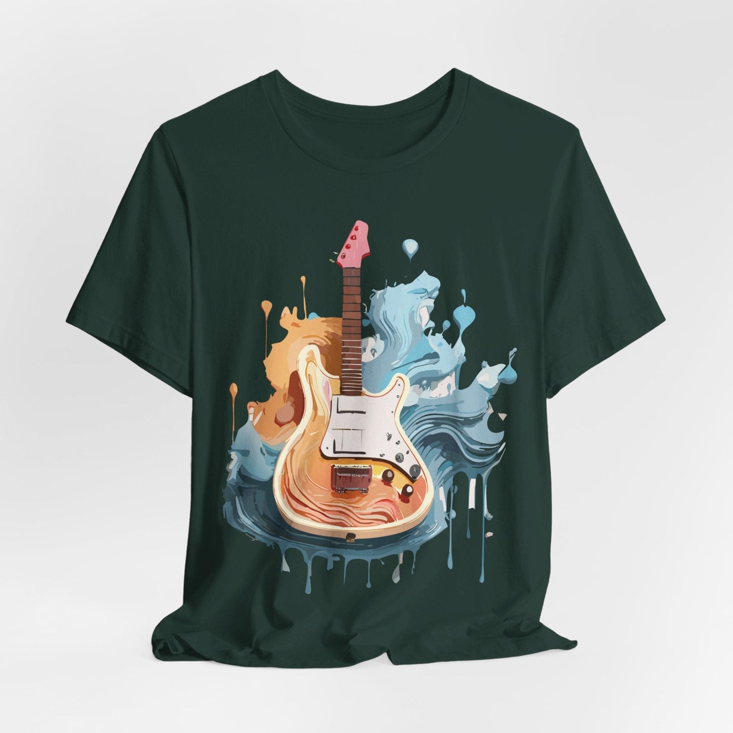 Music T Shirt Graphic Tee Unisex Short Sleeve Vintage Inspired Artwork Adelpha Collection