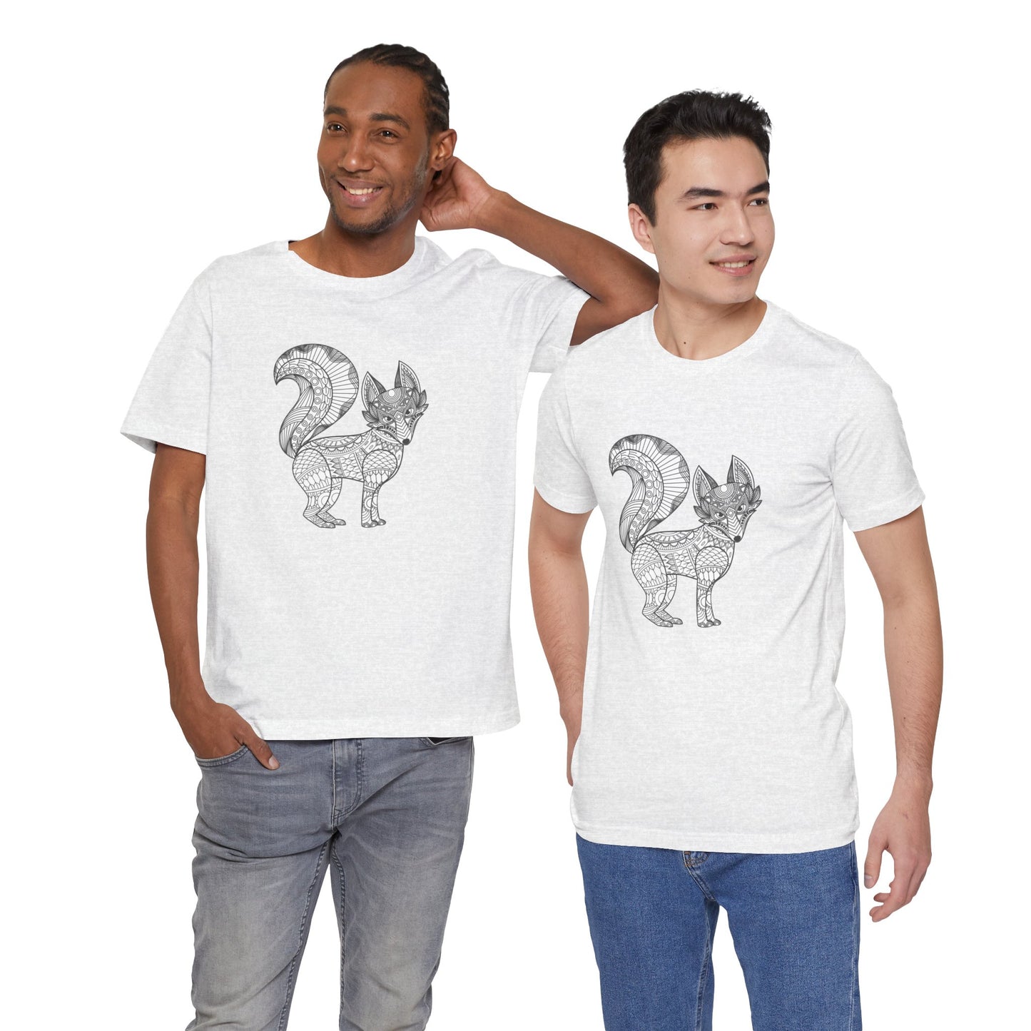 Unisex Tee Shirt with animals Print