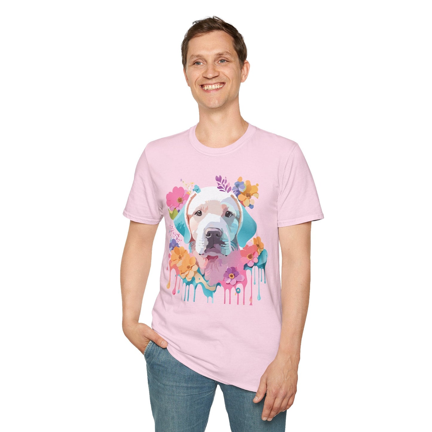 Dog Shirt Unisex Animal Tee Softstyle Gildan 64000 Short Sleeve Tee