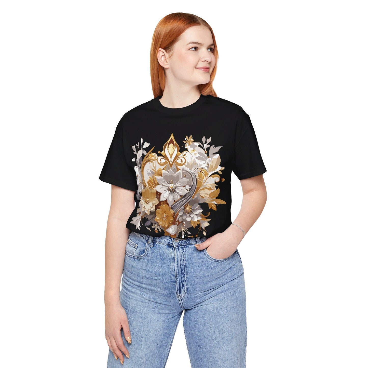 Jewelry Graphic Unisex 100 Cotton Vintage Treasure Art T-Shirt 7
