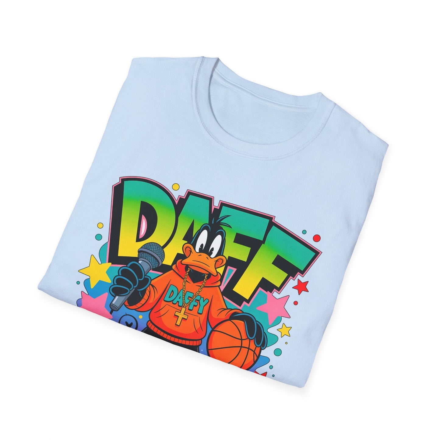 Unisex Cartoon T Shirt With Animation Design Funny Animals Tee Gildan Softstyle 64000