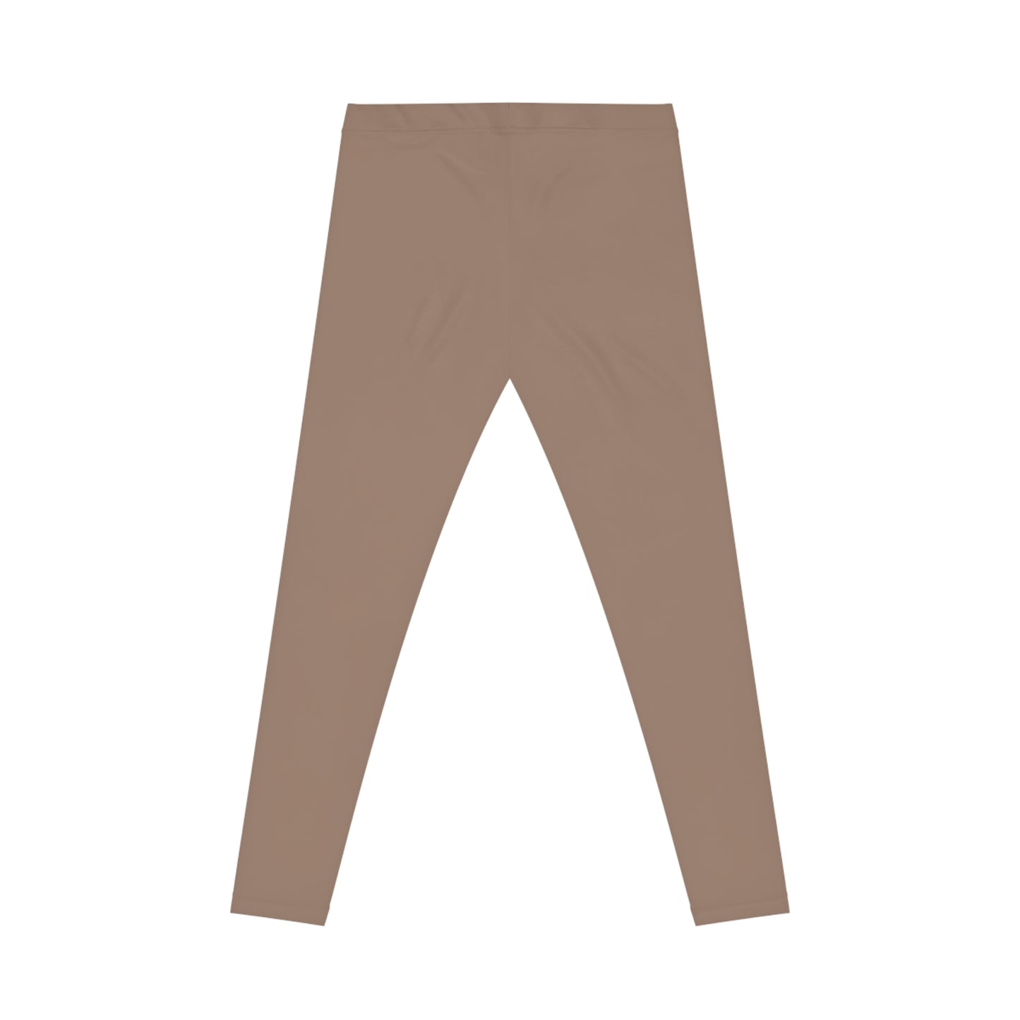 Dusty Taupe Color Women's Poly-Span Casual Leggings XS-2XL