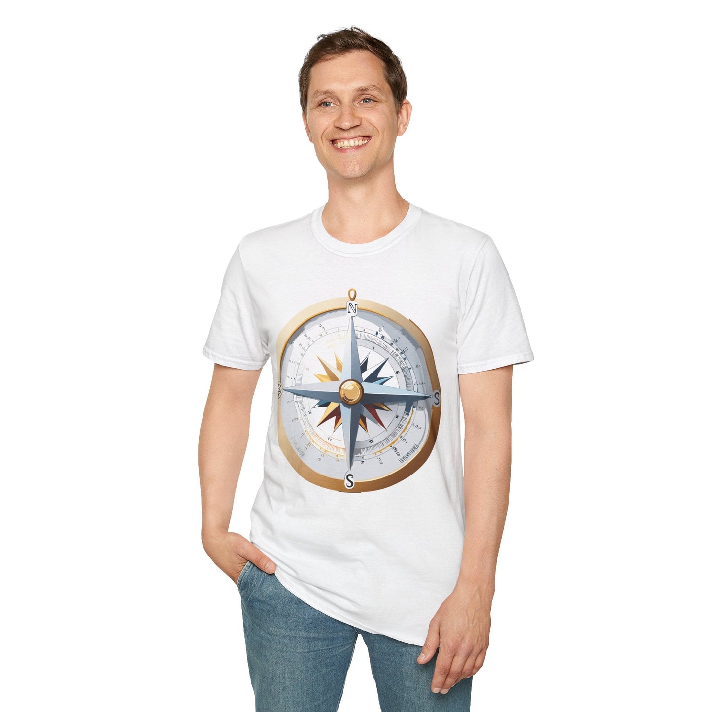 Compass Navigator Graphic Tee Unisex 100 Cotton 12