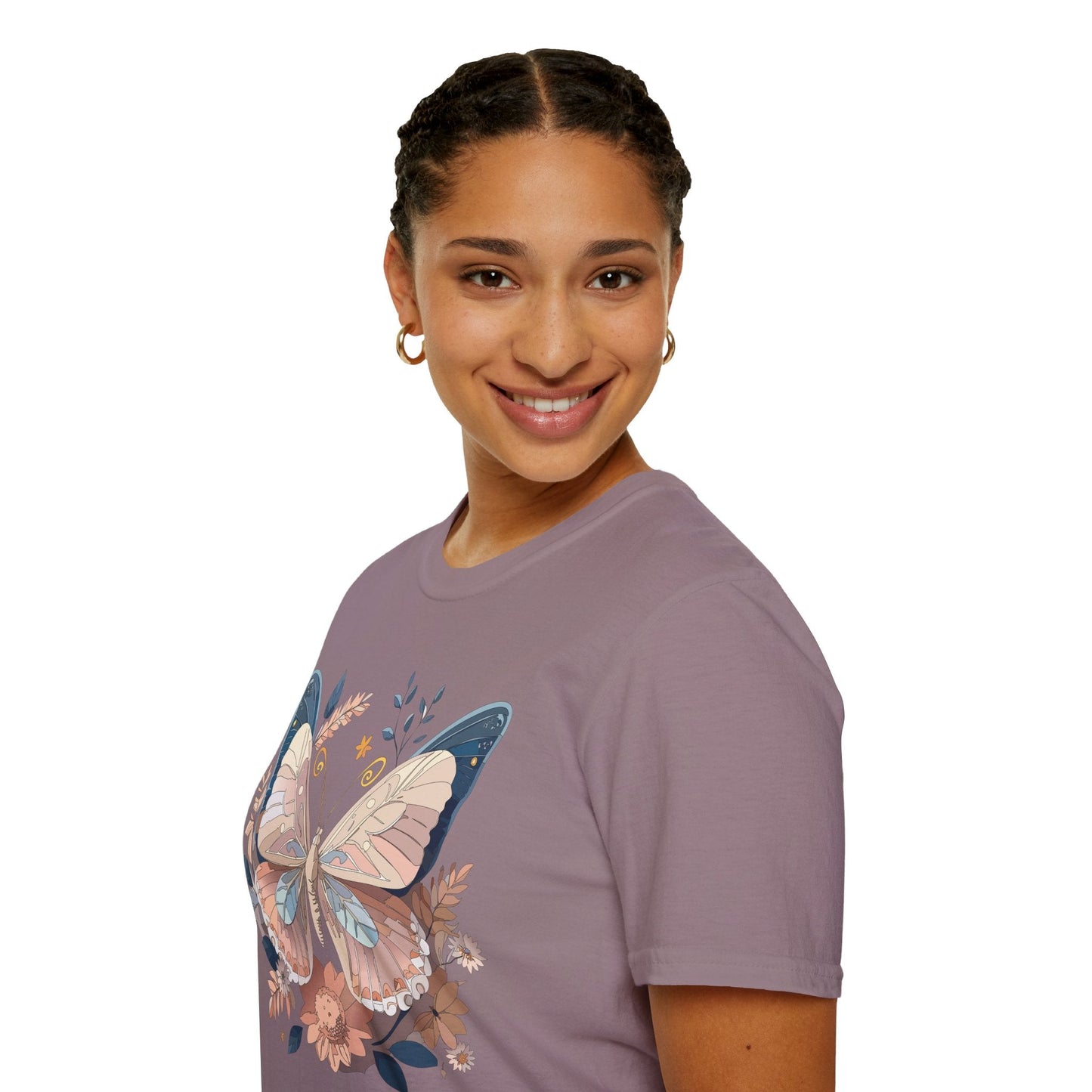 Monarch Butterfly Shirt Unisex Softstyle T Shirt 100 Percent Ring Spun Cotton Gildan 64000
