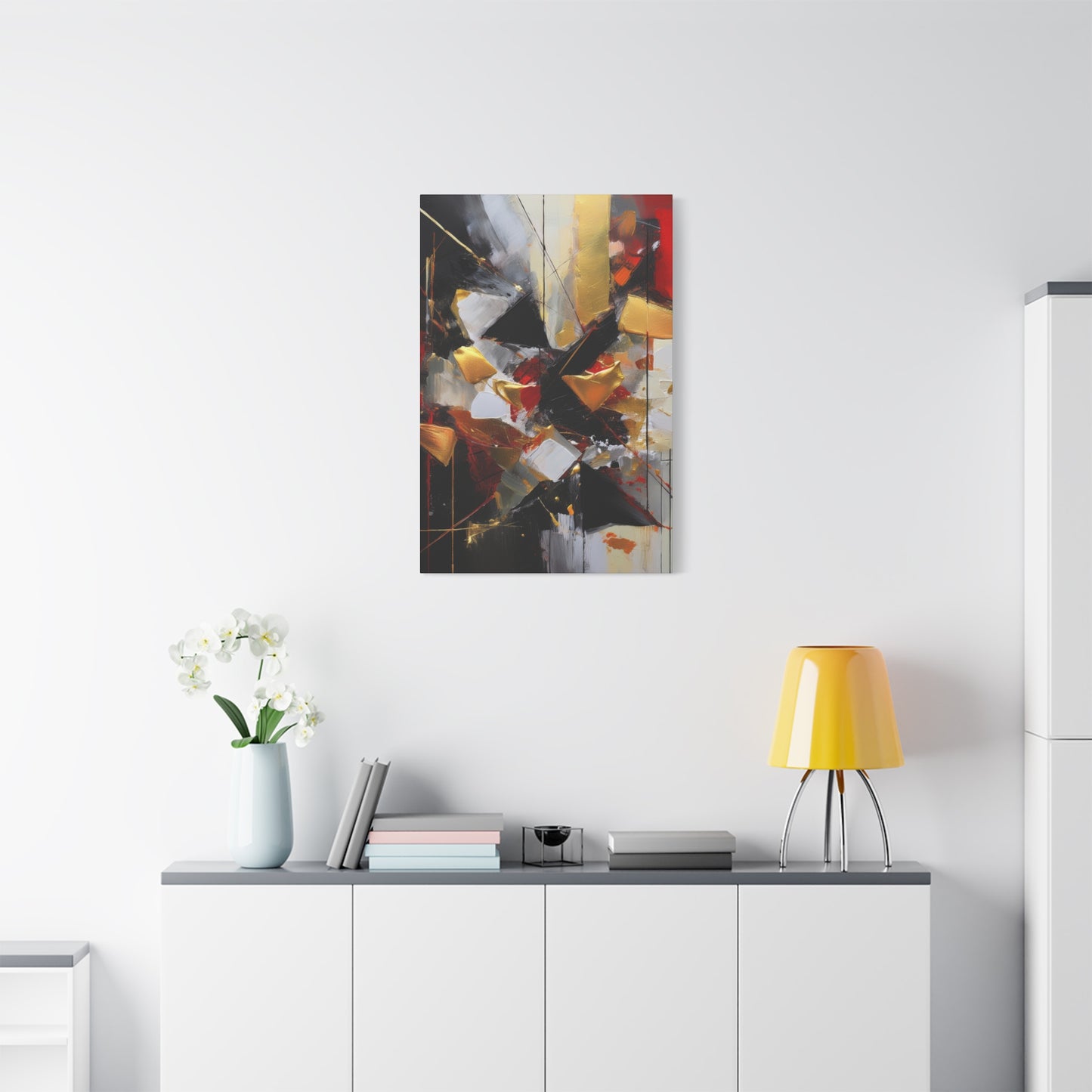 Abstract Oil Painting Print Canvas 20x24,20x30,24x30 24x32,24x36,30x40 32x48,36x48,40x60 Pine-Wood Inner Frame ABS-186