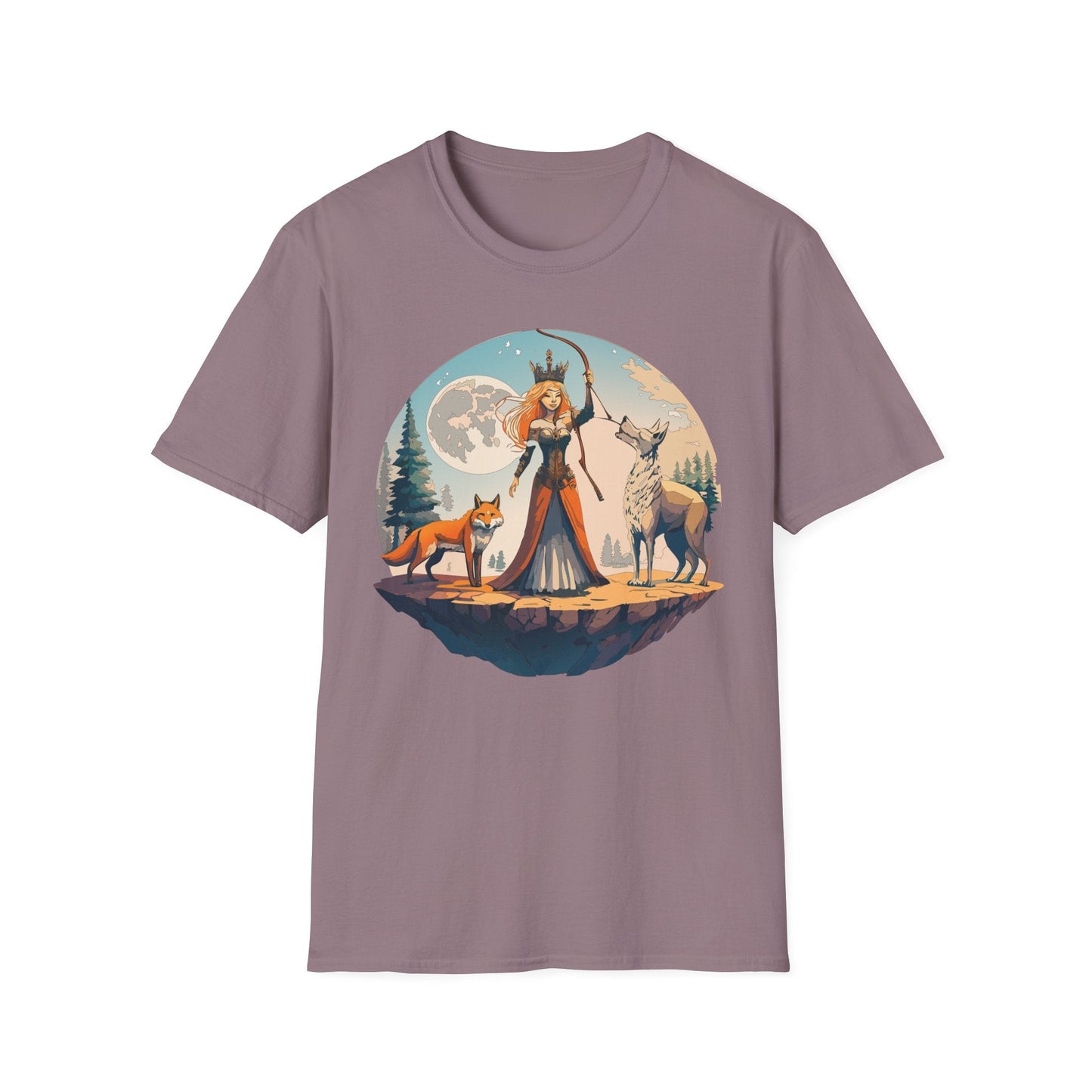 Womens Graphic T Shirts Art Design Shirt Softstyle Gildan 64000 Unisex Tee Ring Spun Cotton