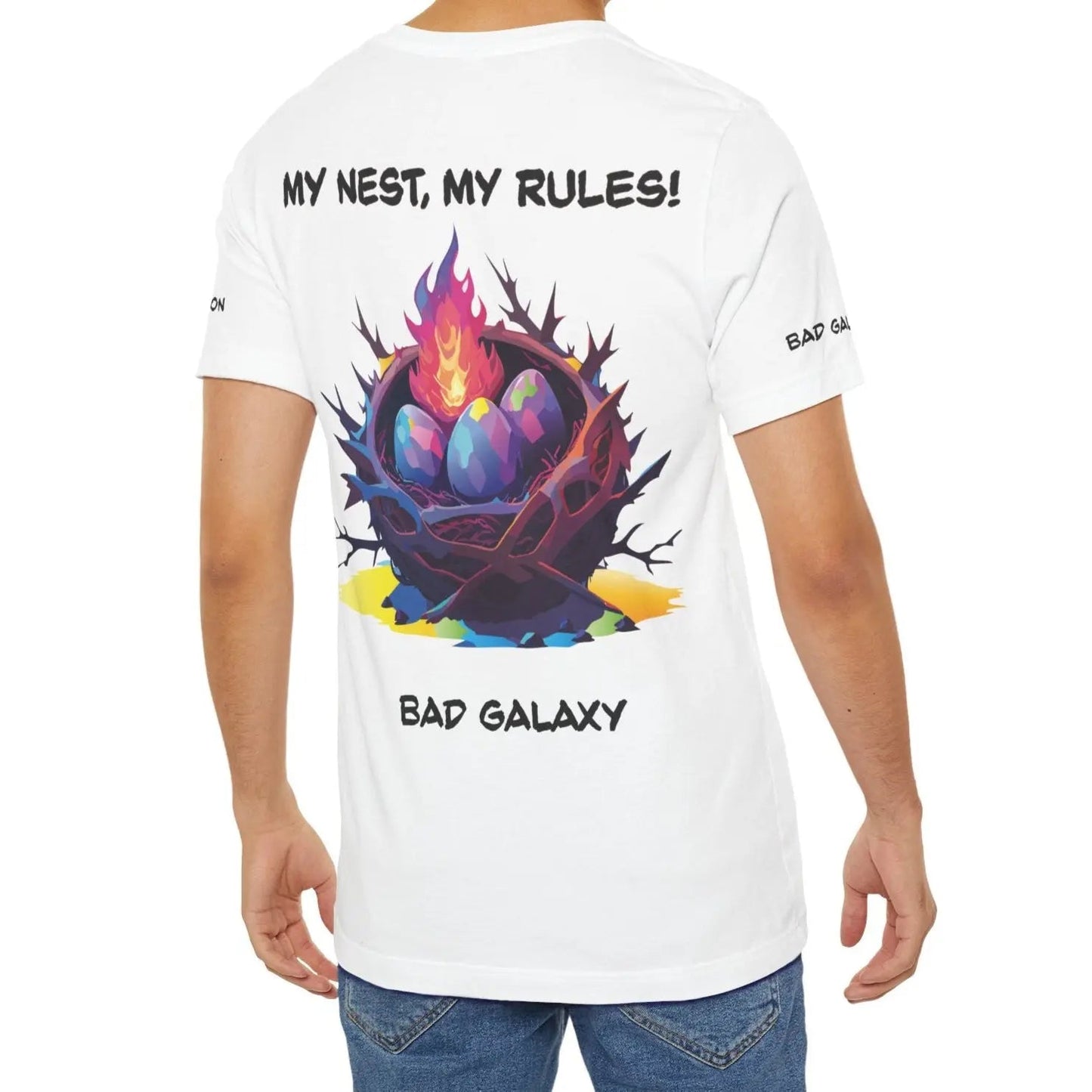 Animal T Shirt Bad Galaxy Made To Order 100 Percent Cotton Eco Friendly Non Toxic Inks USA