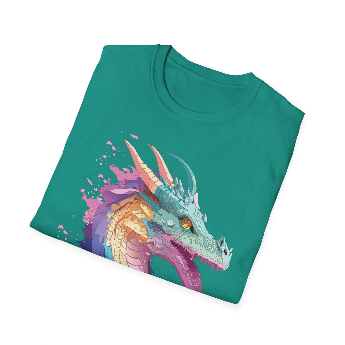 Dragon Graphic T Shirt Unisex Animal Shirt Cotton Softstyle Tee For Everyday Comfort