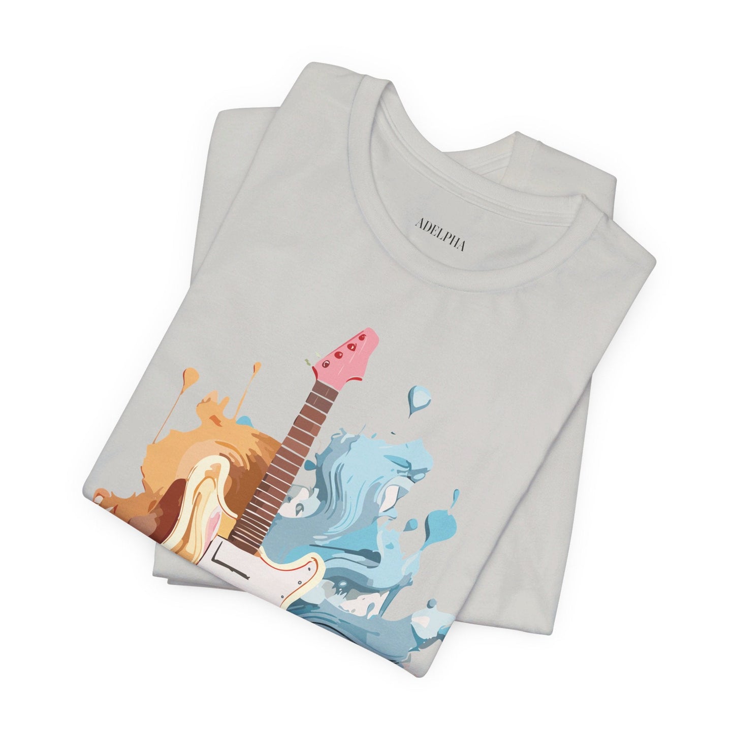 Adelpha Music Graphic T Shirt Unisex Jersey Short Sleeve Vintage Inspired Tee Art Collection