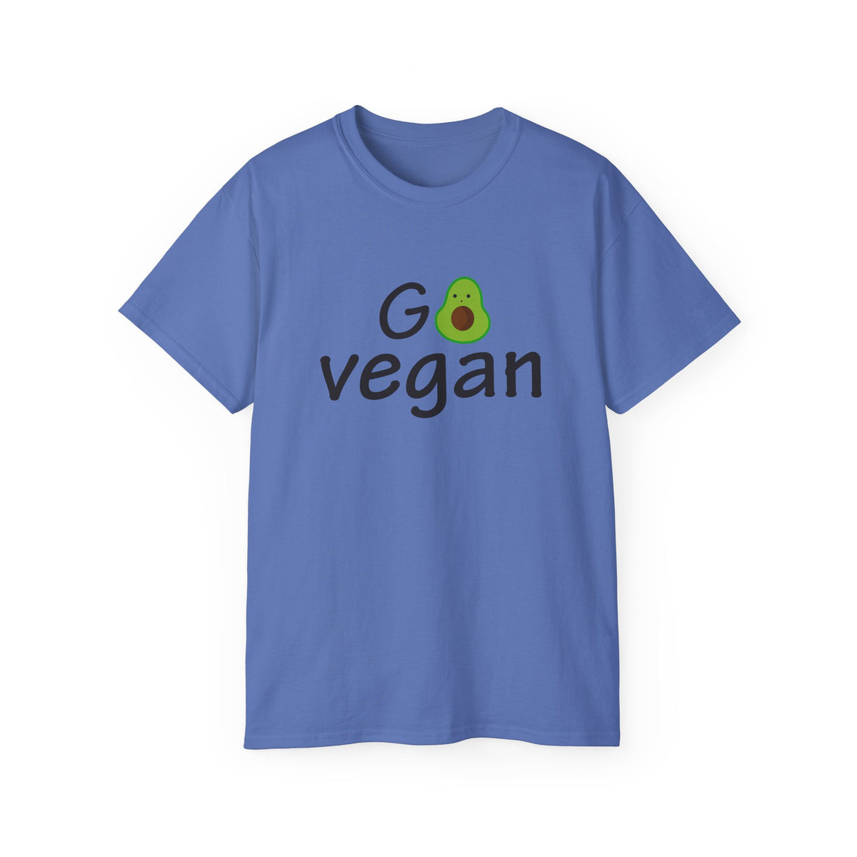 Go Vegan avocado graphic T-Shirt | plant based tee