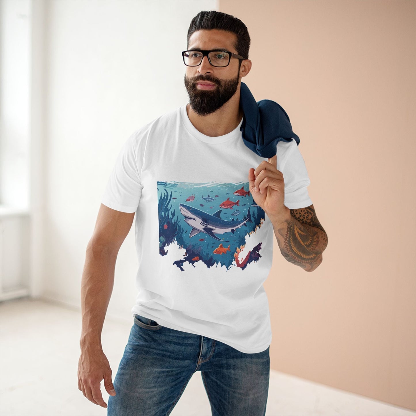 Ocean Shirt Ocean Pacific OP6 Unisex Premium Cotton Tee With Original Art By Retro2Nova