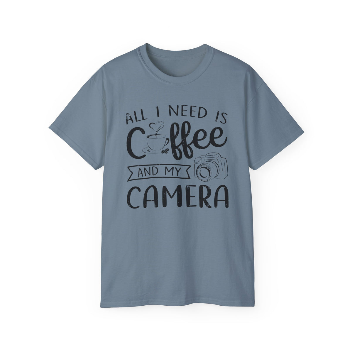 All I Need Is Coffee and My Camera Tee | Photographer Coffee Shirt