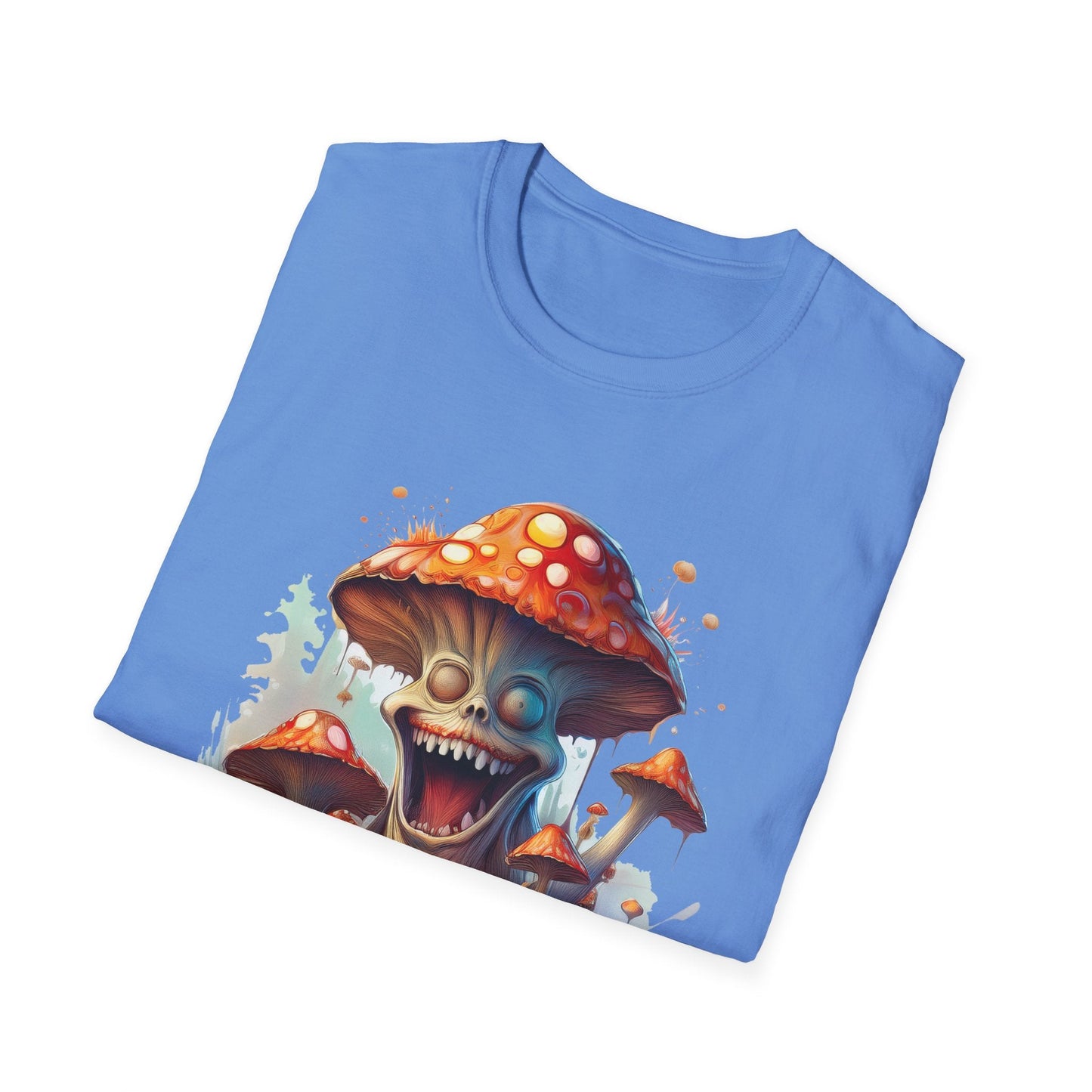 Mashroom Short Sleeve Tee Unisex Funny Mashroom Shirt With Fungus Graphic Gildan Softstyle 64000
